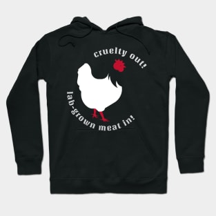 cruelty out! lab-grown meat in! Hoodie